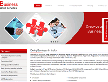 Tablet Screenshot of business-setup-services.com